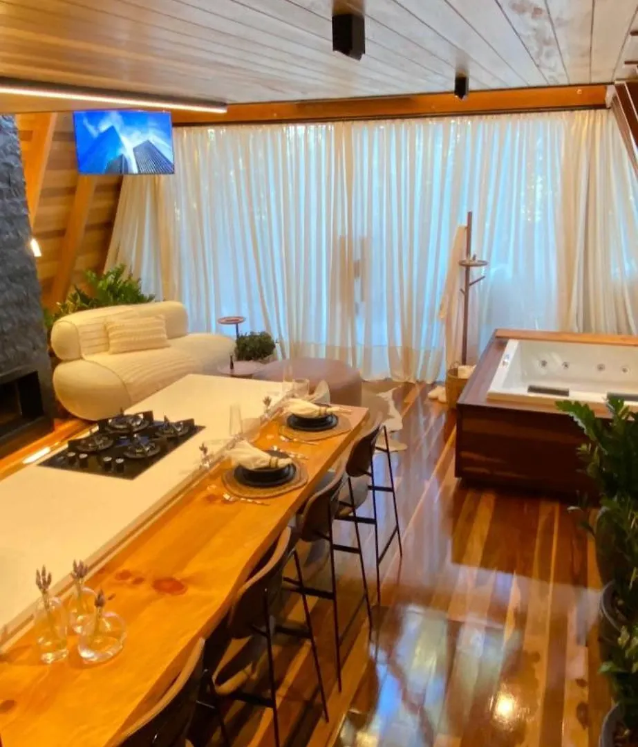Experiencia Na Cabana Costa Da Montanha Videira Domek alpejski